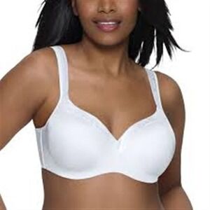 NWTD Playtex Secrets 42C Bra Full-Figure Underwire Balconette 4823 White 130855